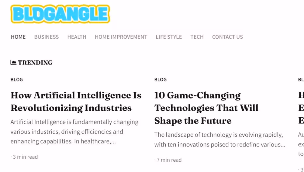 Mastering the Digital Landscape with Blogangle Org